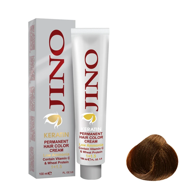 رنگ مو ژينو سری Hazelnut شماره 6.53 حجم 100 میلی لیتر رنگ بلوند فندقی تیره