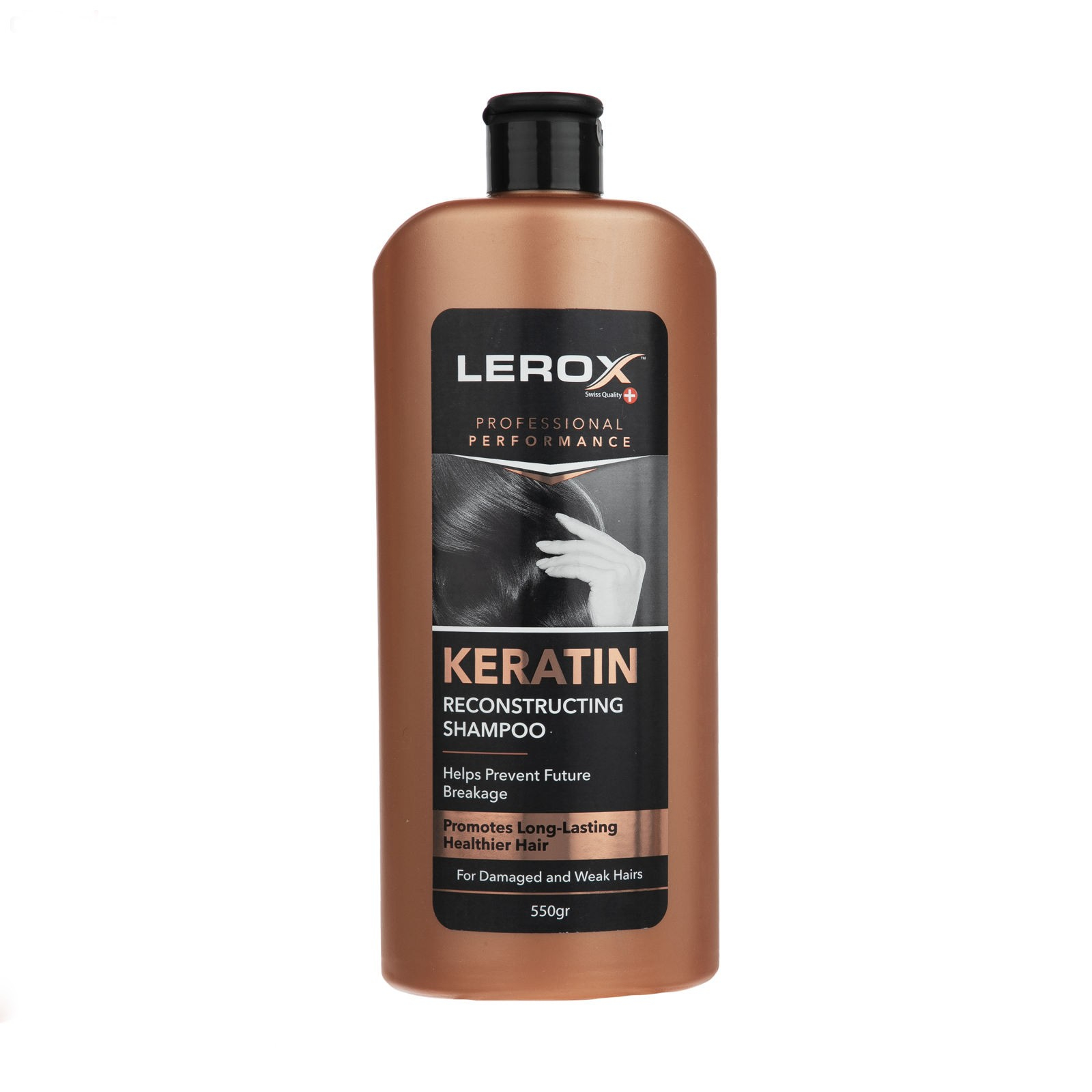 شامپو مو لروکس مدل Keratin وزن ۵۵۰ گرم