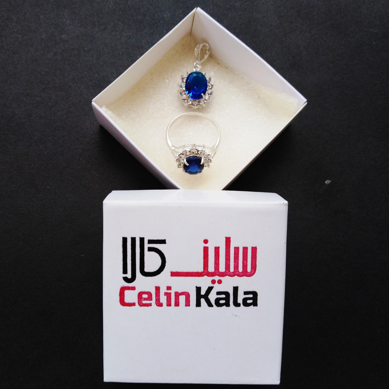 نیم ست نقره زنانه سلین کالا مدل Ce-yaghab3