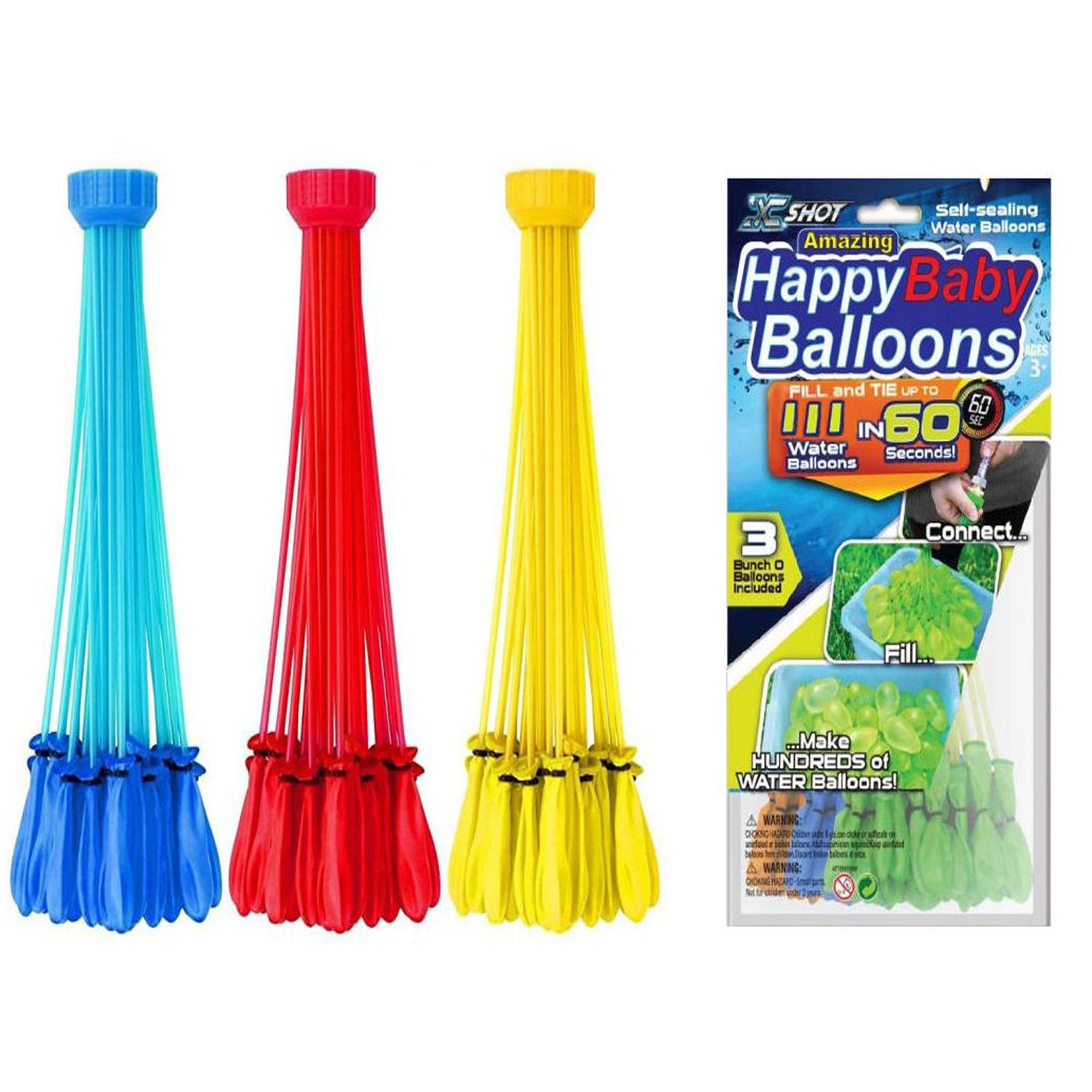 بادکنک آبی مدل happy baby balloons مجموعه 111 عددی  -  - 4