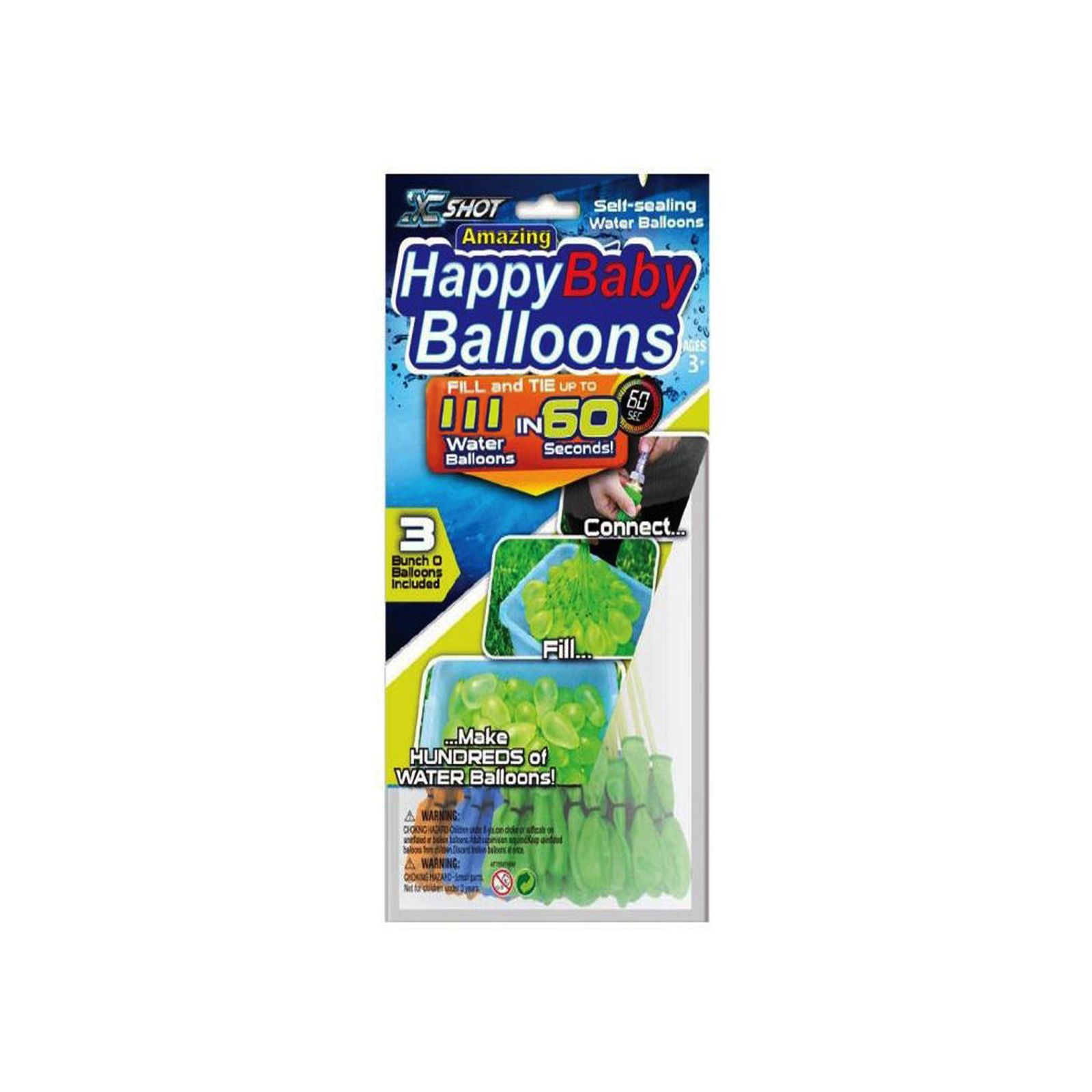 بادکنک آبی مدل happy baby balloons مجموعه 111 عددی  -  - 5