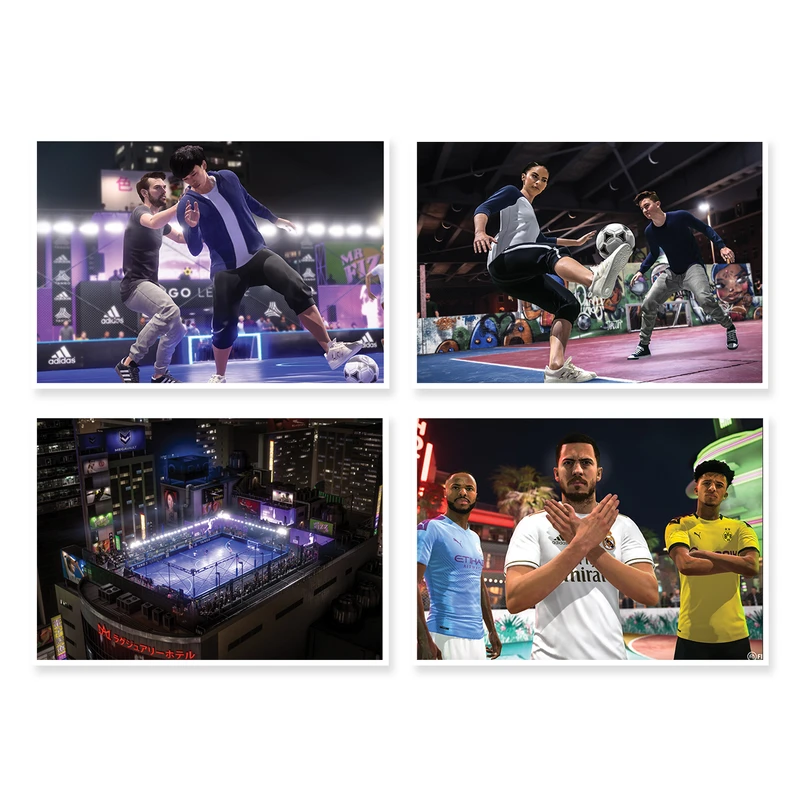 پوستر طرح fifa 20 کد A-1635 مجموعه 4 عددی