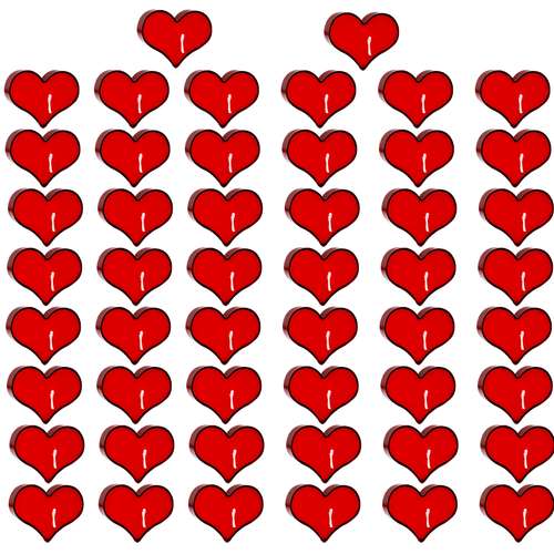 شمع وارمر طرح قلب مدل LV99 بسته 50 عددی