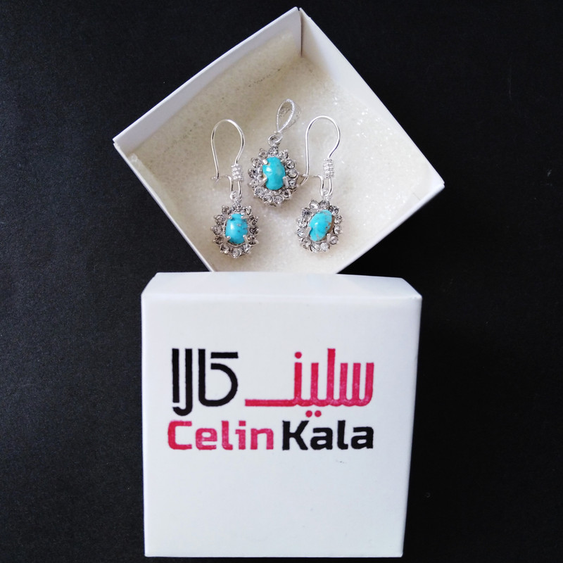 نیم ست نقره زنانه سلین کالا مدل Ce-fir2