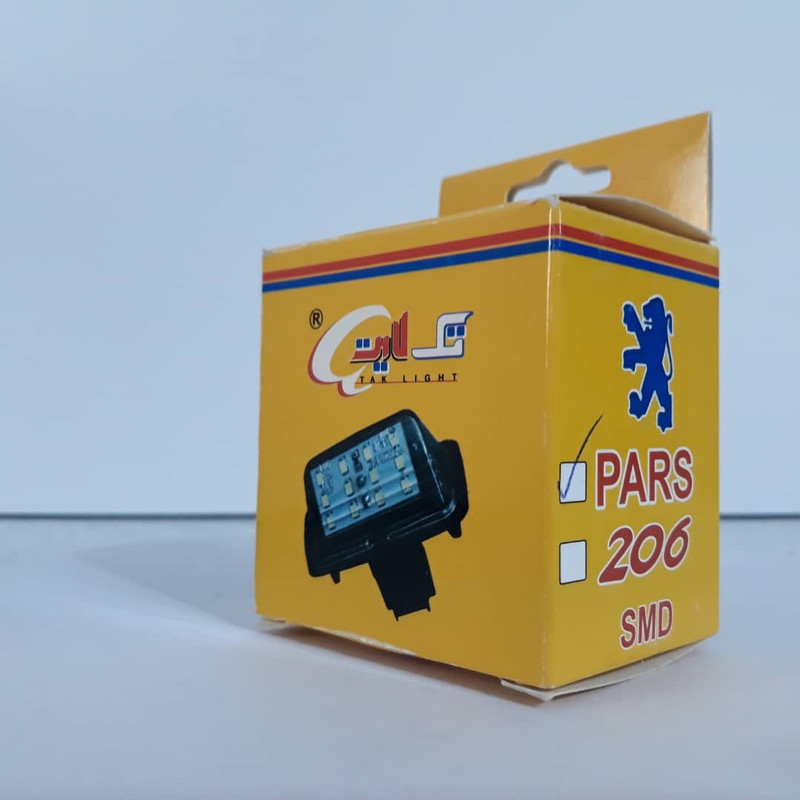چراغ پلاک خودرو تک لایت مدل AM 5964 P مناسب برای پژو پارس بسته 2 عددی
