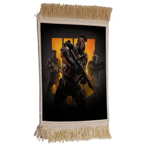 فرش ماشینی دیوارکوب مدل بازی کال آف دیوتی کد 77