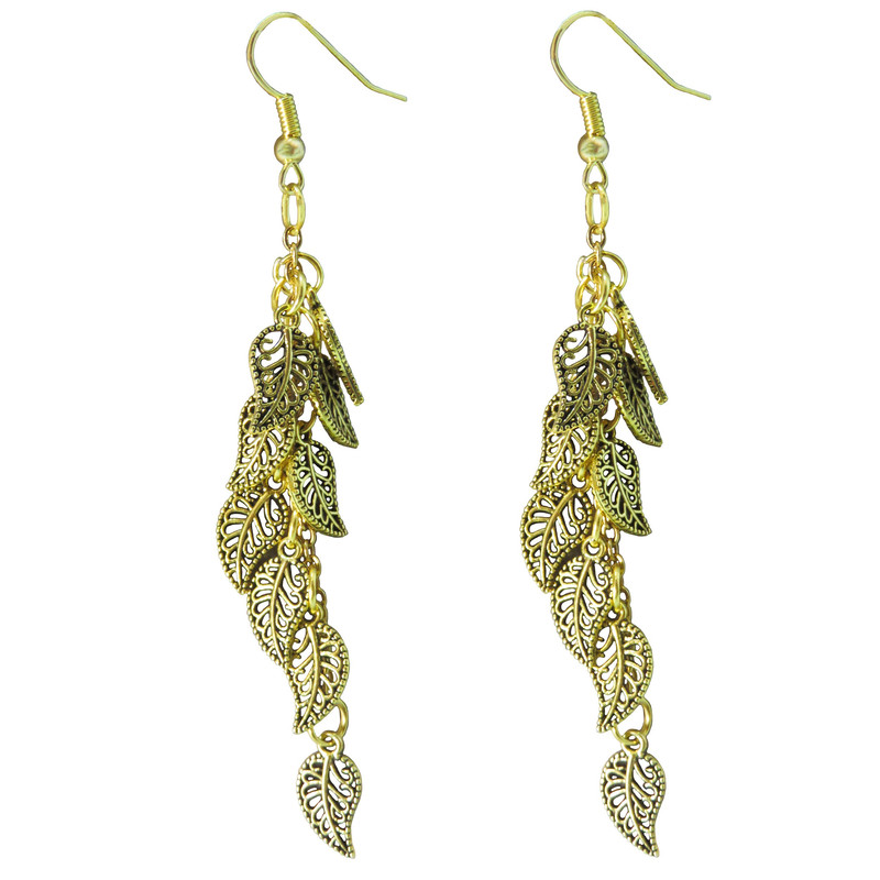 گوشواره زنانه طرح برگ کد 01