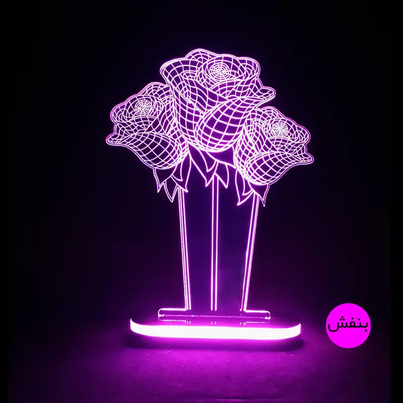 چراغ خواب طرح دسته گل