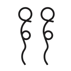 گوشواره زنانه کد GO1434