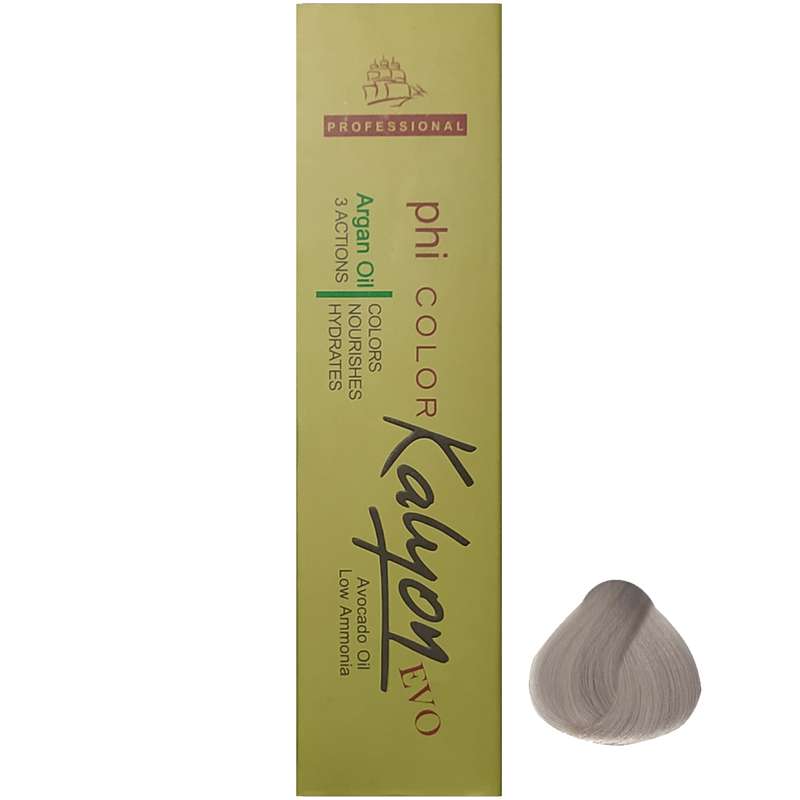 رنگ مو کالیون سری Smoky شماره C8 حجم 125 میلی لیتر رنگ بلوند دودی خیلی روشن