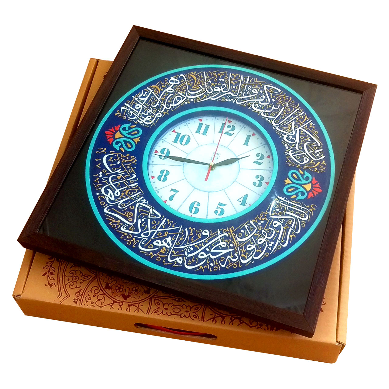 ساعت دیواری لوح هنر طرح وان یکاد کد 166