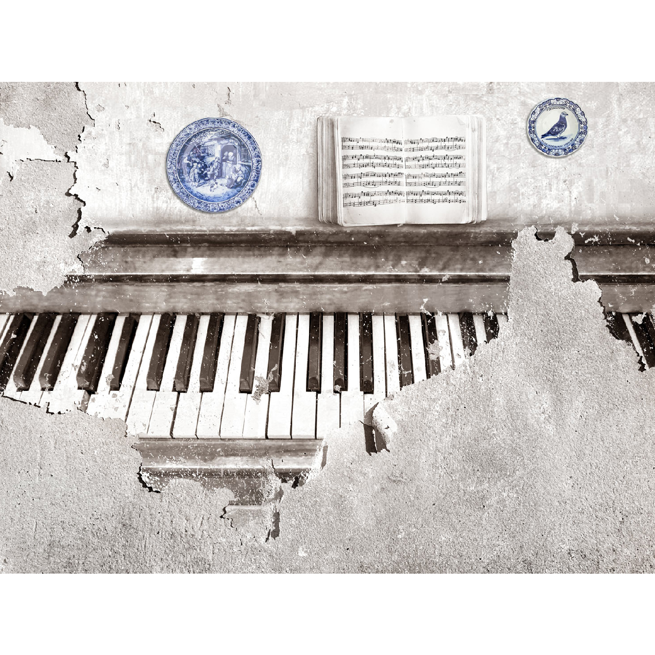 نقد و بررسی پوستر دیواری طرح موسیقی و پیانو کد pb150 توسط خریداران