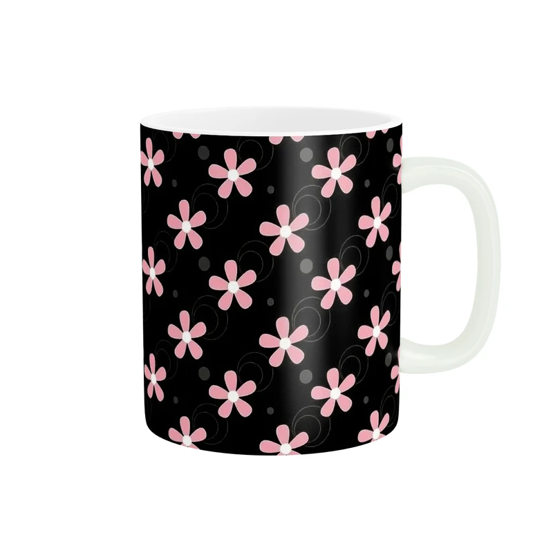 ماگ پاد آفرین مدل گل کد DKC969