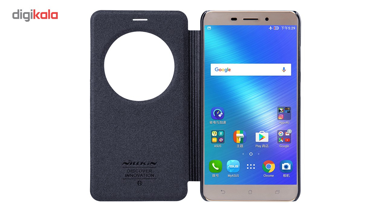 کیف کلاسوری نیلکین مدل New Leather Sparkle مناسب برای گوشی موبایل Asus Zenfone 3 Laser/ZC551KL