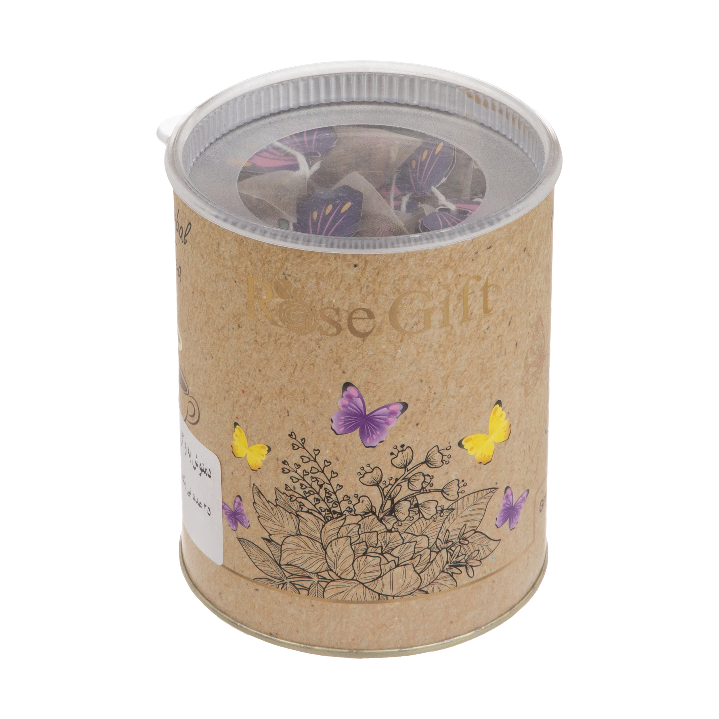 دمنوش کیسه ای به و گل محمدی رز گیفت - بسته 25 عددی