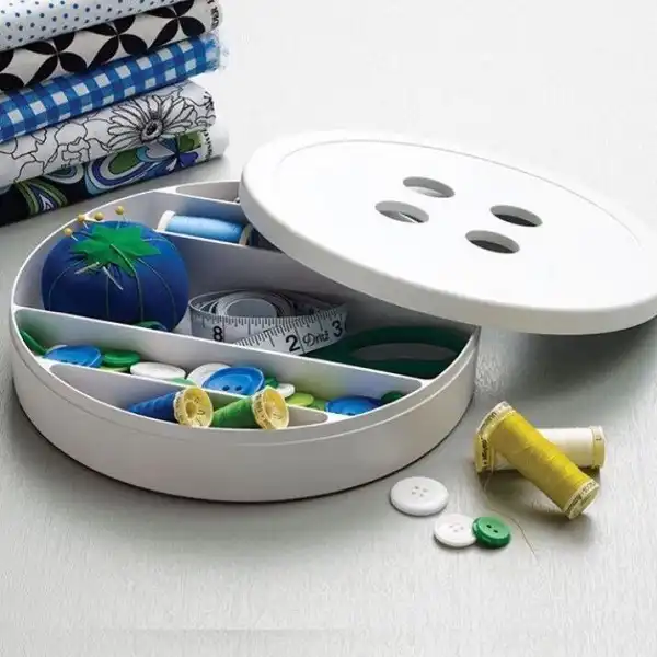 جعبه نخ و سوزن ایت طرح دکمه مدل N1