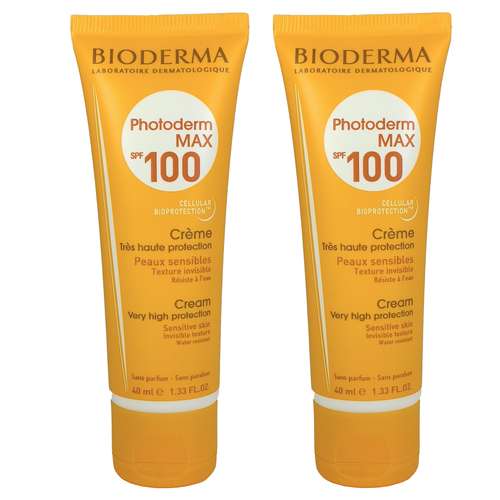 کرم ضد آفتاب بایودرما مدل PHOTODERM حجم 40 میلی لیتر مجموعه 2 عددی 