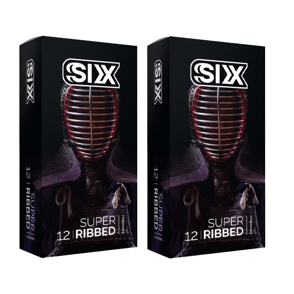 کاندوم سیکس مدل Super Ribbed مجموعه 2 عددی -  - 2