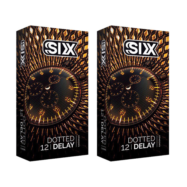 کاندوم سیکس مدل Dotted Delay مجموعه 2 عددی