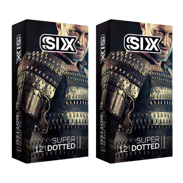 کاندوم سیکس مدل Super Dotted بسته 12 عددی -  - 1