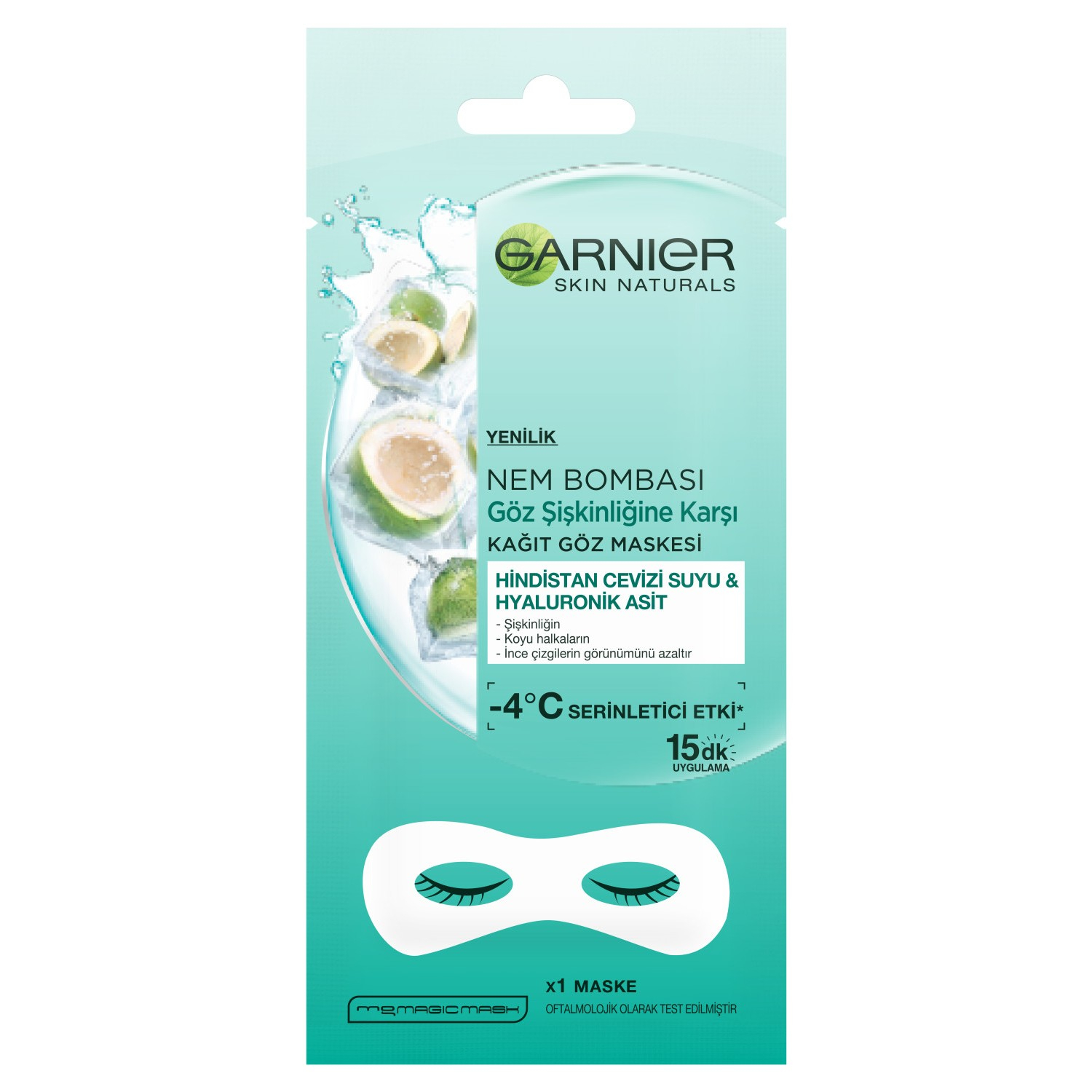 ماسک دور چشم گارنیه مدل Skin Naturals وزن 6 گرم