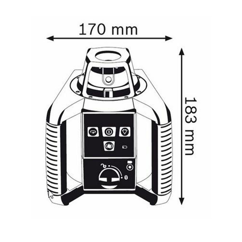 تراز لیزری بوش مدل GRL150HV + LR 1
