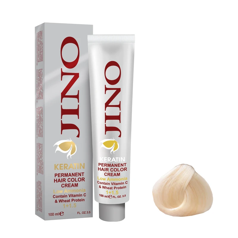 رنگ مو ژينو سری Lighteners شماره 0.00 حجم 100 میلی لیتر رنگ روشن کننده طبیعی