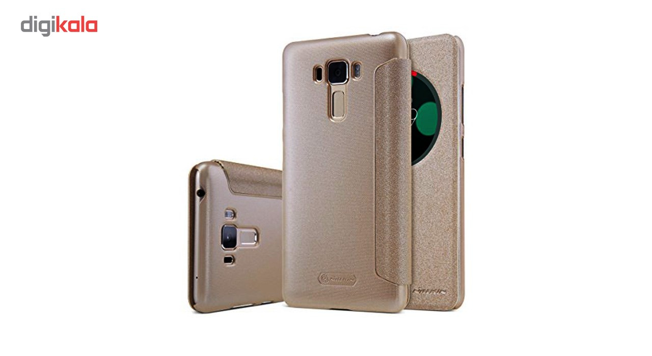 کیف کلاسوری نیلکین مدل New Leather Sparkle مناسب برای گوشی موبایل Asus Zenfone 3 Laser/ZC551KL
