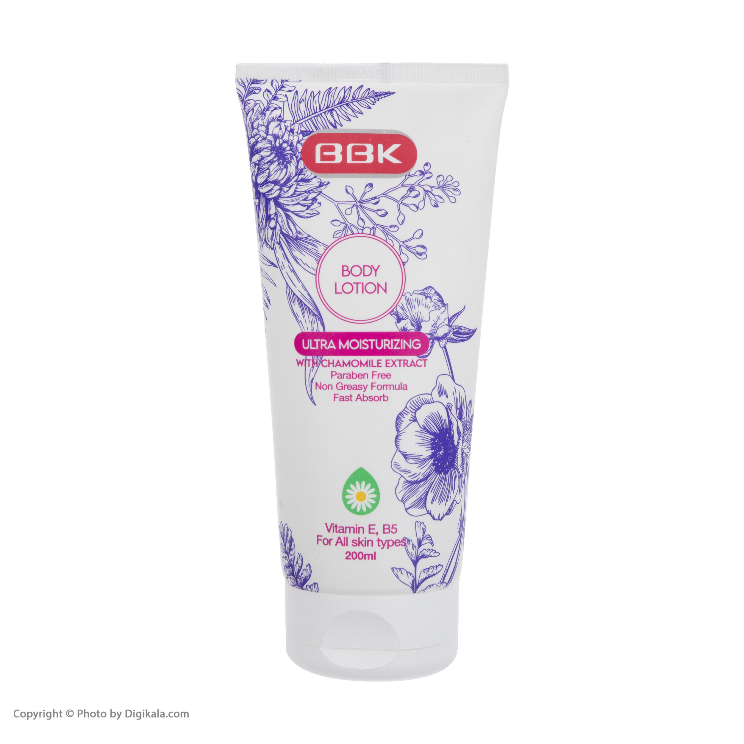 لوسیون بدن ببک مدل Chamomile حجم 200 میلی لیتر