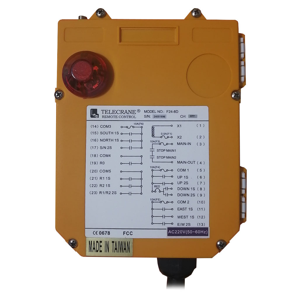 ریموت جرثقیل تلکرین کد F24-8D ریموت جرثقیل تلکرین کد F24-8D