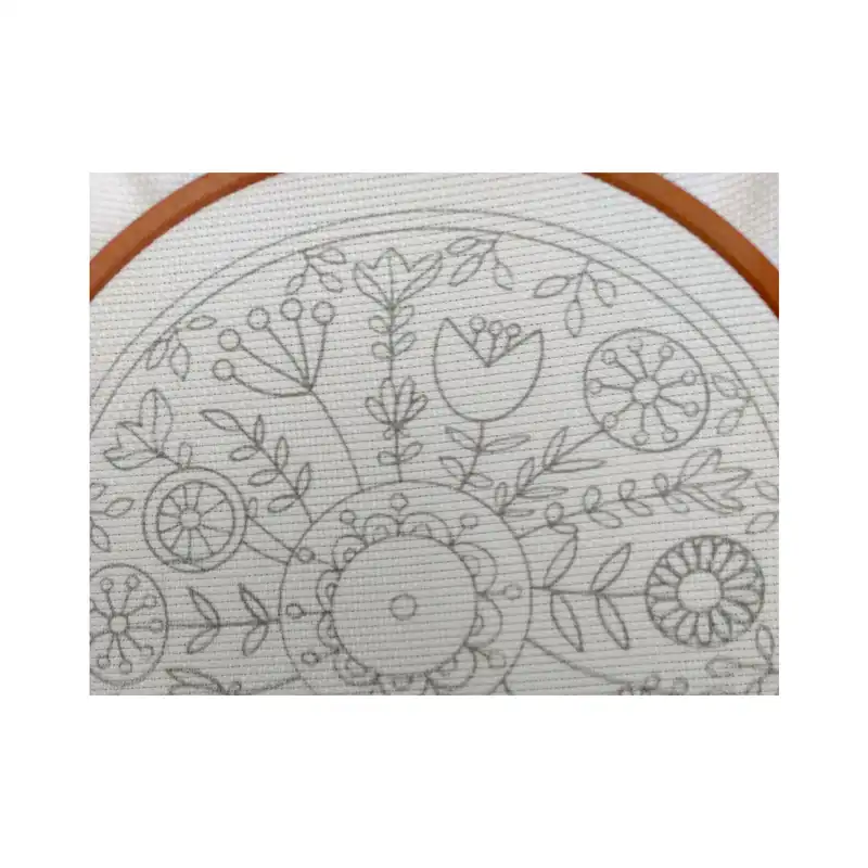 بسته گلدوزی طرح ماندالا باغ مجموعه 15 عددی