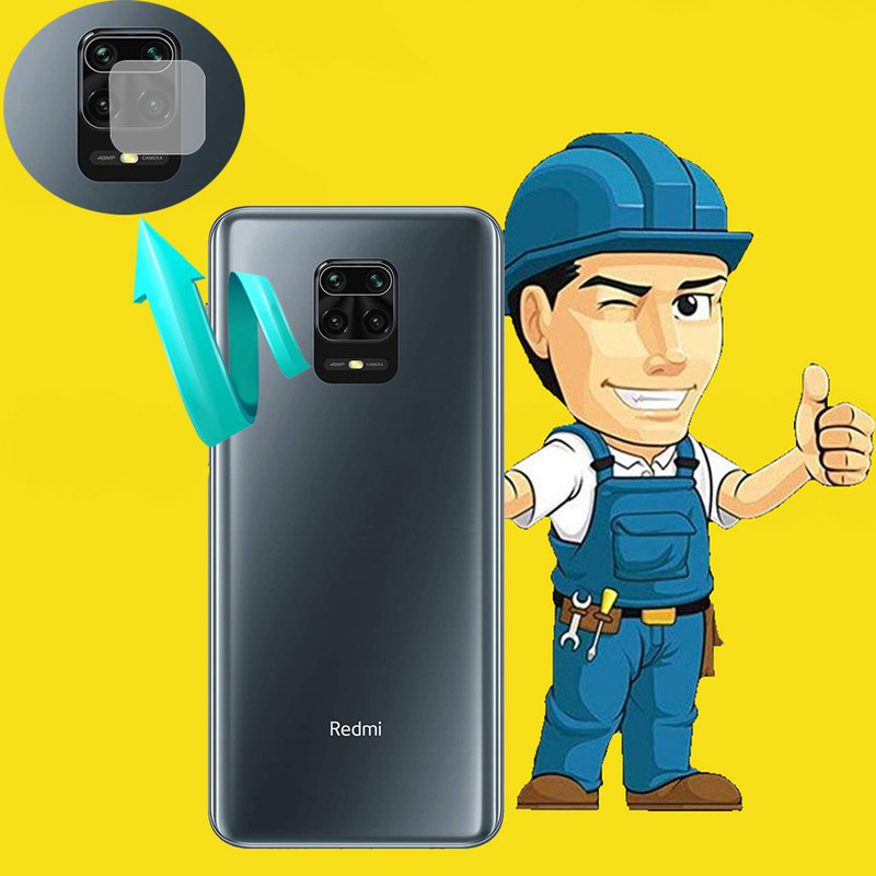محافظ لنز دوربین مدل LTP مناسب برای گوشی موبایل شیائومی Redmi Note 9