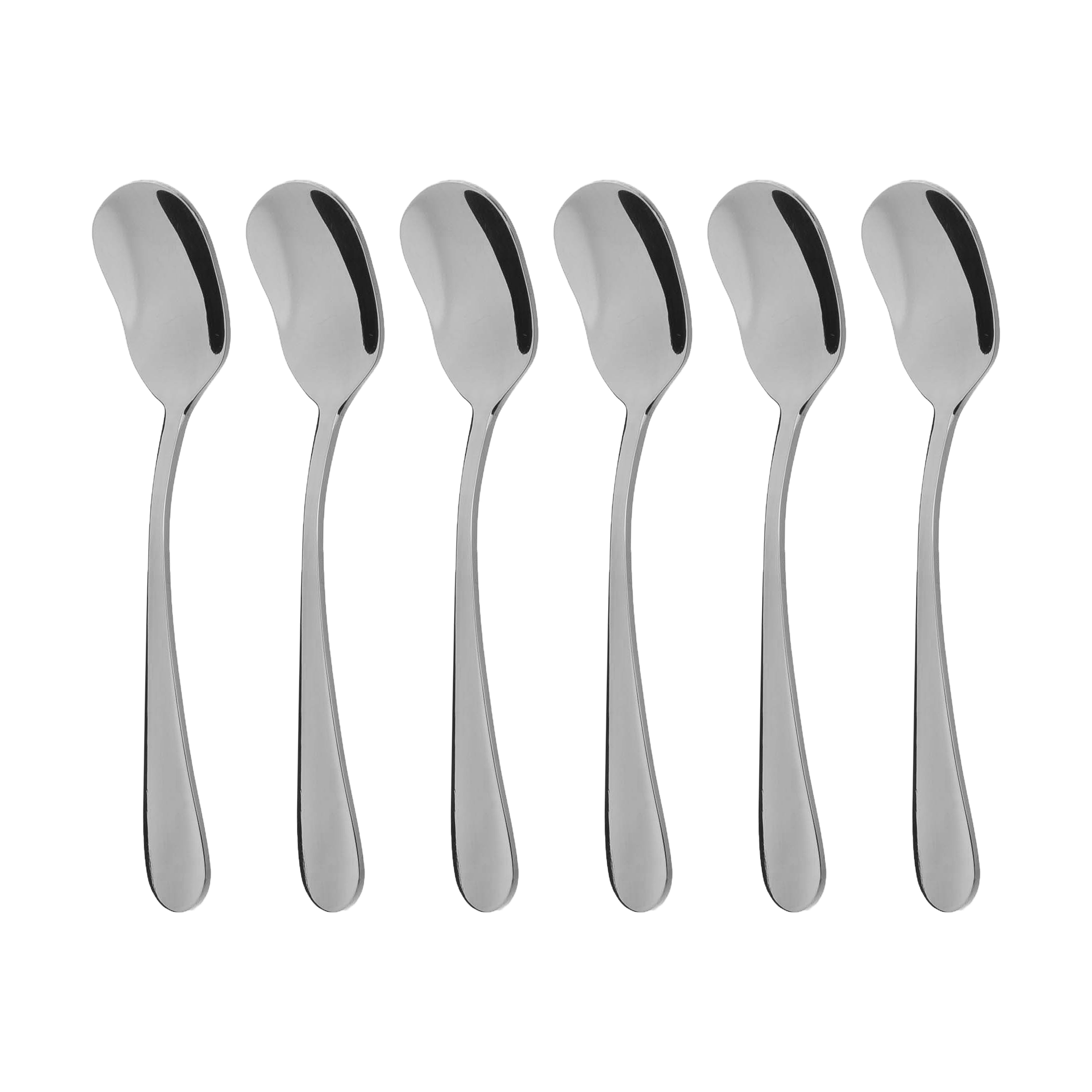 قاشق بستنی خوری پاشا مدل جنوا بسته 6 عددی