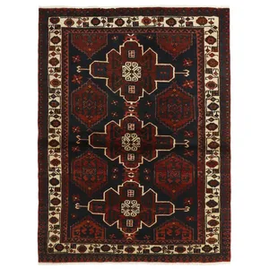 فرش دستبافت یک و نیم متری مدل r100 کد 409517