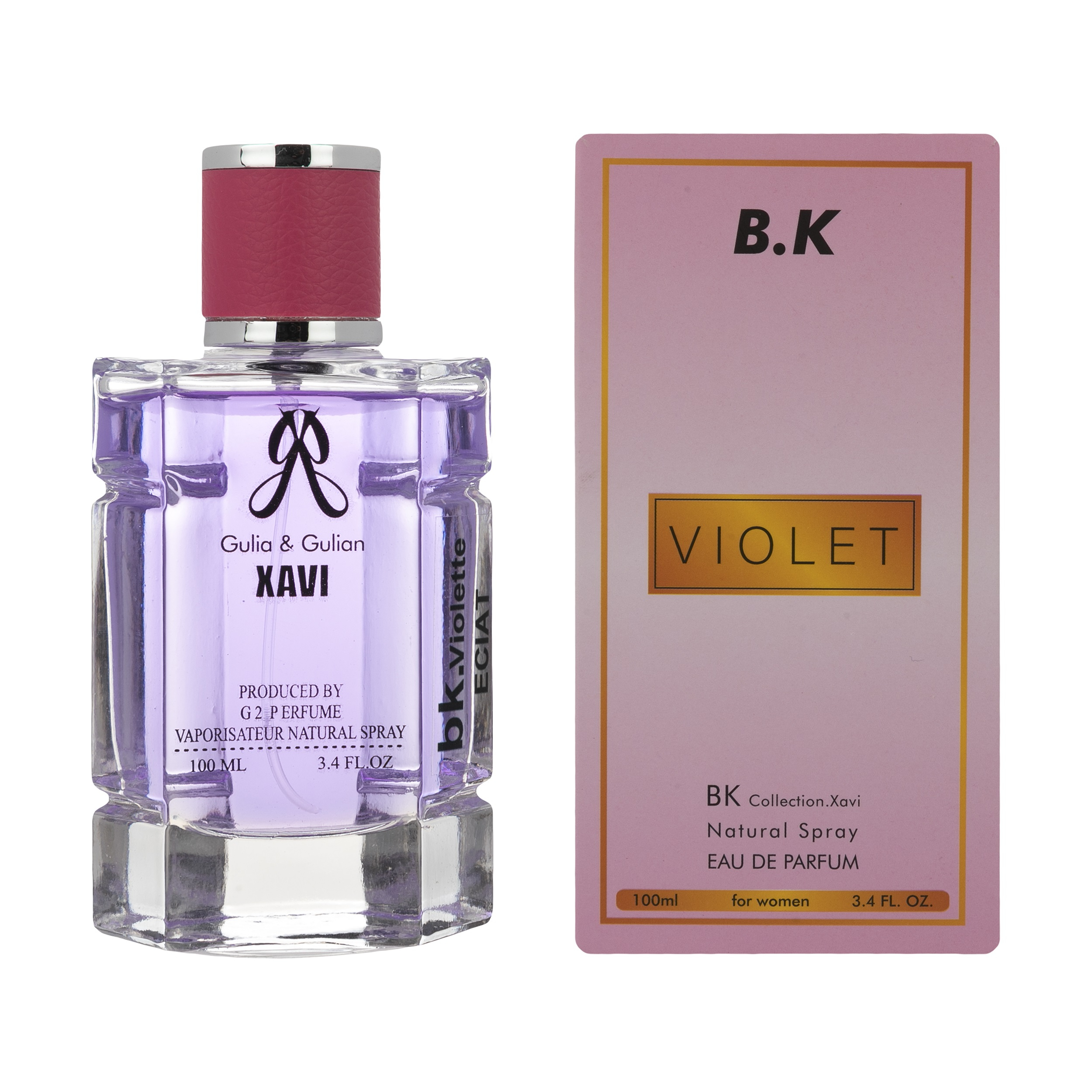 ادوپرفیوم زنانه بی کی مدل Violet حجم ۱۰۰ میلی لیتر 