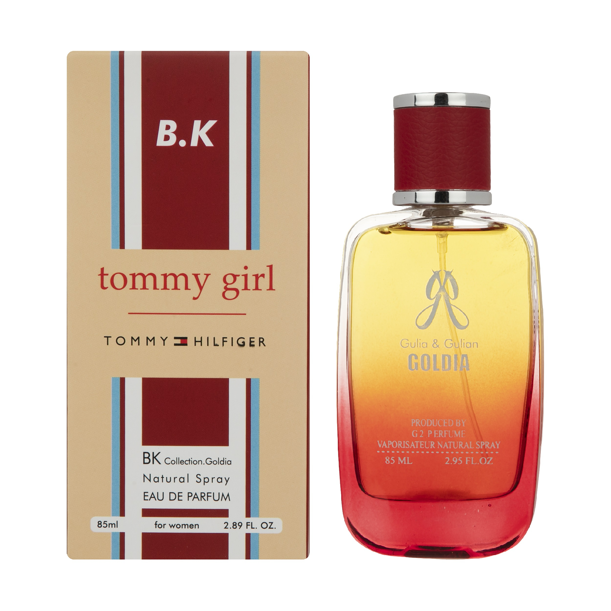 ادوپرفیوم زنانه بی کی مدل tommy girl حجم ۸۵ میلی لیتر 