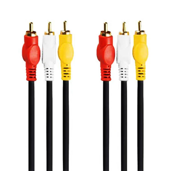 کابل تبدیل ۳ به ۳ RCA کد 138 طول 1.5 متر