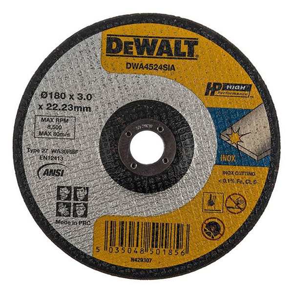 صفحه برش استیل دیوالت مدل DWA4524SIA بسته 25 عددی