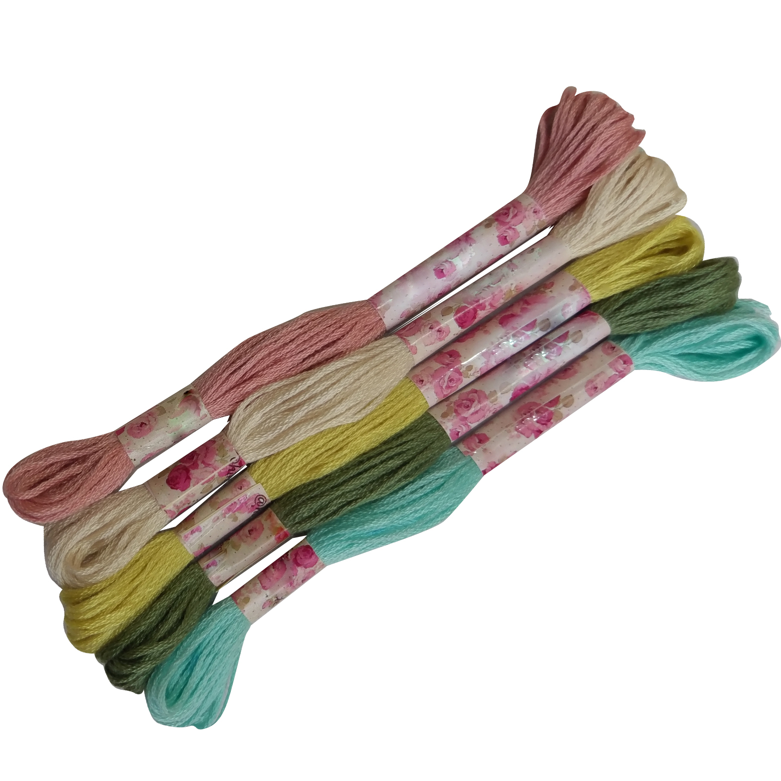 بسته گلدوزی طرح flower 9 مجموعه 11عددی