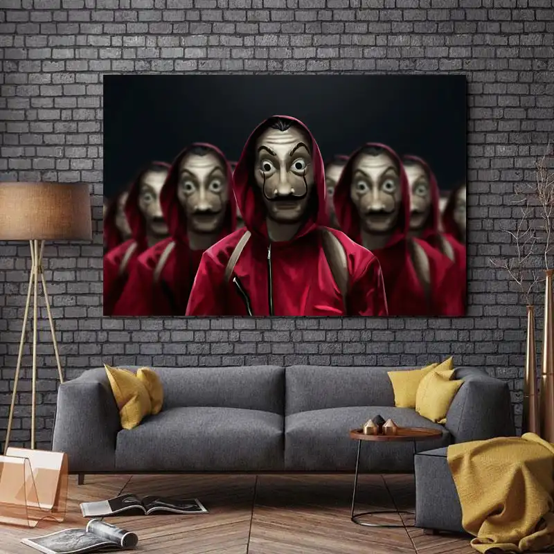 تابلو شاسی طرح سینما مدل Money Heist کد A81