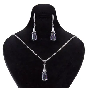   نیم ست نقره زنانه بازرگانی میلادی کد NTR_065