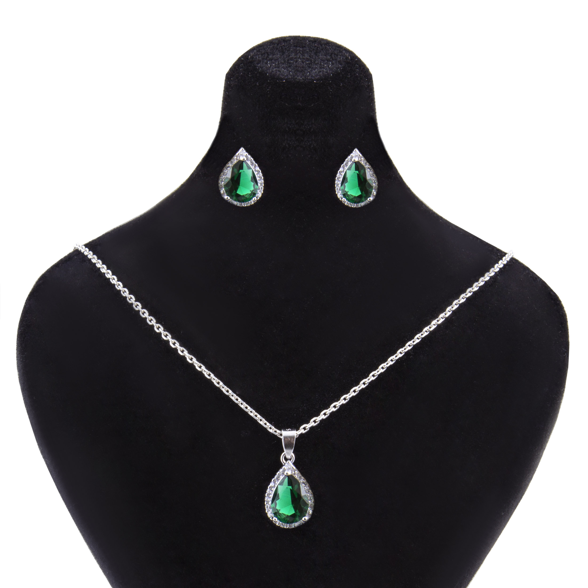   نیم ست نقره زنانه بازرگانی میلادی کد NTR_066