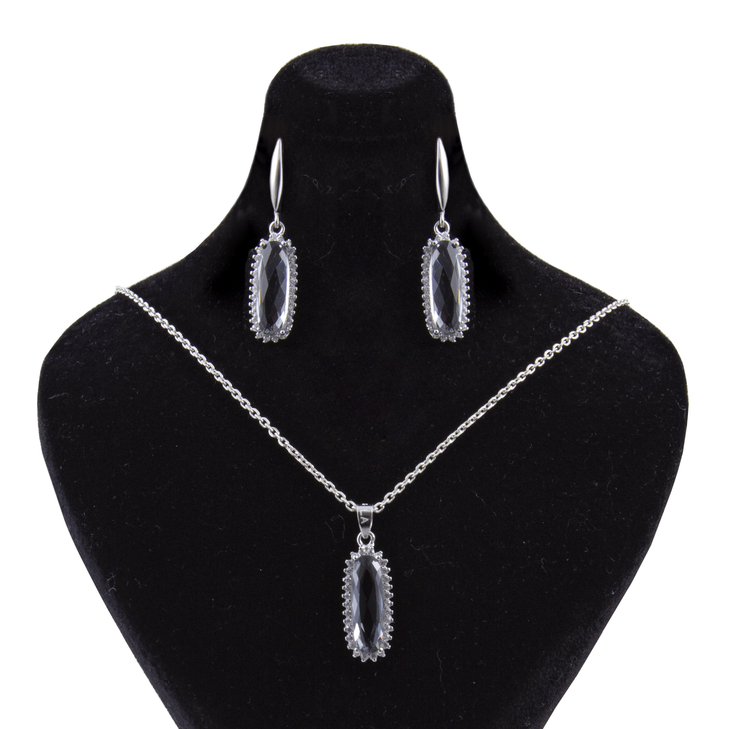  نیم ست نقره زنانه بازرگانی میلادی کد NTR_069