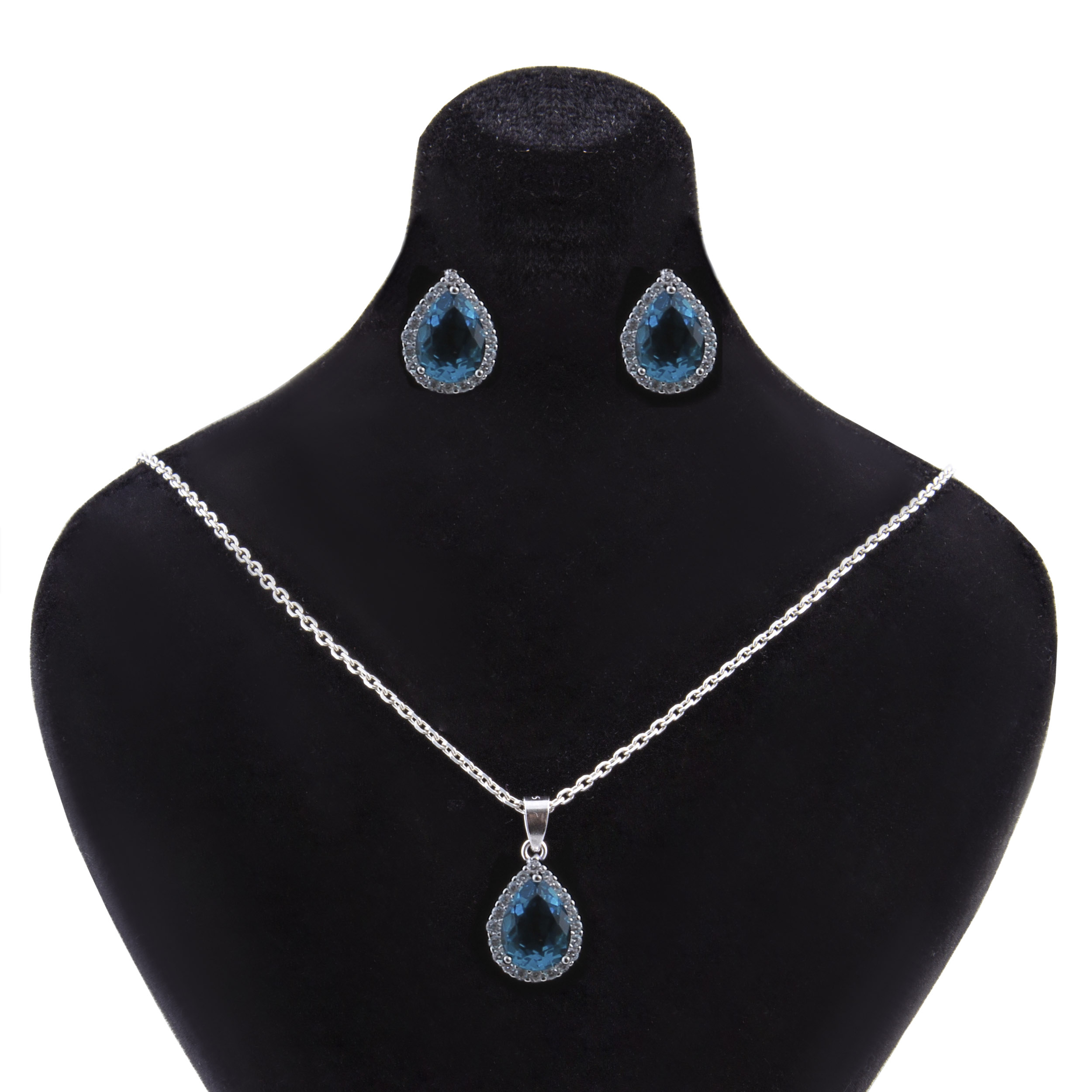  نیم ست نقره زنانه بازرگانی میلادی کد NTR_070