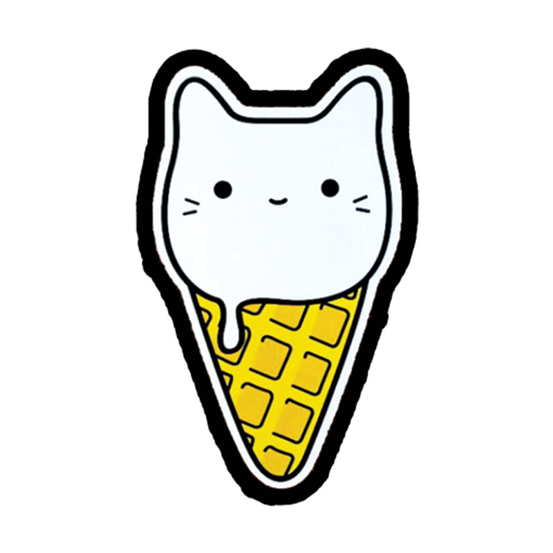 استیکر لپ تاپ طرح بستنی کد 2009