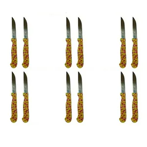 کارد میوه خوری گیلدا مدل یلوبیس بسته 12 عددی