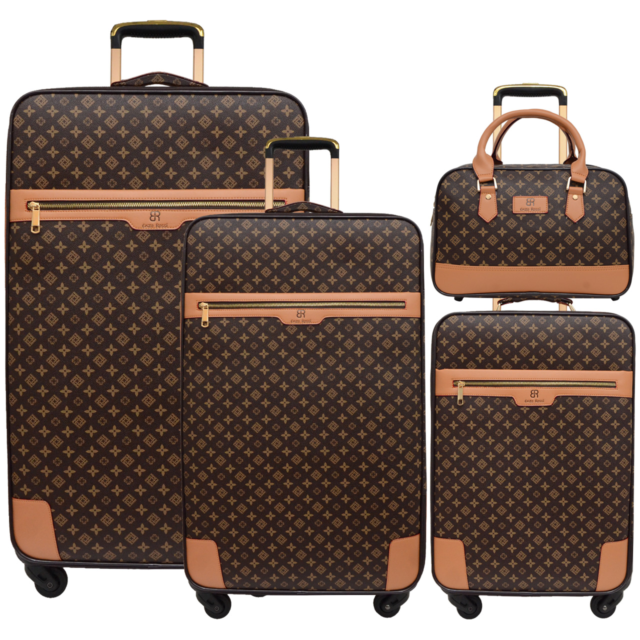 مجموعه چهار عددی چمدان انزو رسی مدل LV 700007