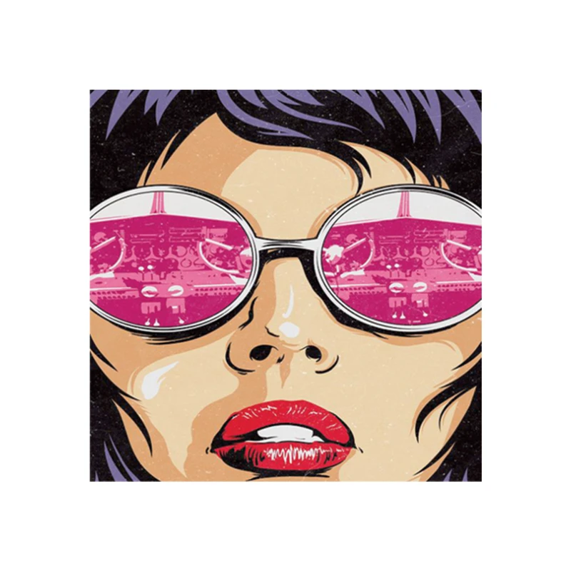 استیکر لپ تاپ طرح دختر کد 2047