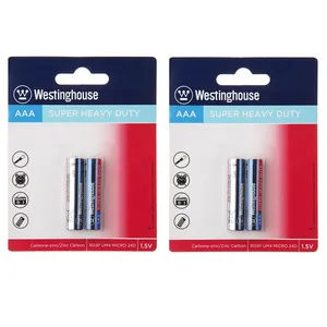 Westinghouse Super Heavy Duty R03P UM4 AAA Battery Pack of 4