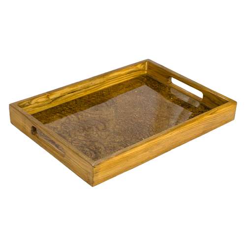 سینی چوبی مدل مشق کد T02